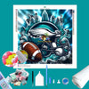Philadelphia Eagles NFL Helmet Diamond Painting
