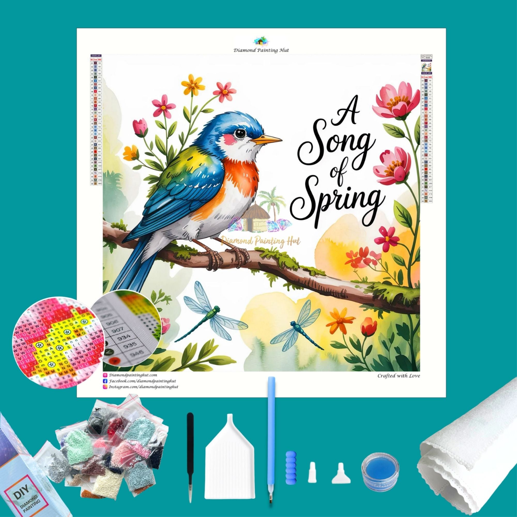 A Song of Spring Diamond Painting - Diamond Painting Hut