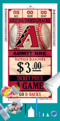 Arizona Diamondbacks MLB Ticket Diamond Painting-Diamond Painting Hut
