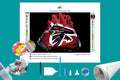 Atlanta Falcons NFL Gloves Diamond Painting-Diamond Painting Hut