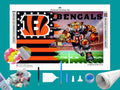 Bengals NFL Flag Diamond Painting