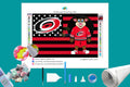 Carolina NHL Mascot Flag Diamond Painting-Diamond Painting Hut