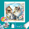 Cat and Kittens Diamond Painting