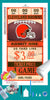Cleveland Browns NFL Ticket Diamond Painting