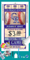 Colorado Rockies MLB Ticket Diamond Painting - Diamond Painting Hut