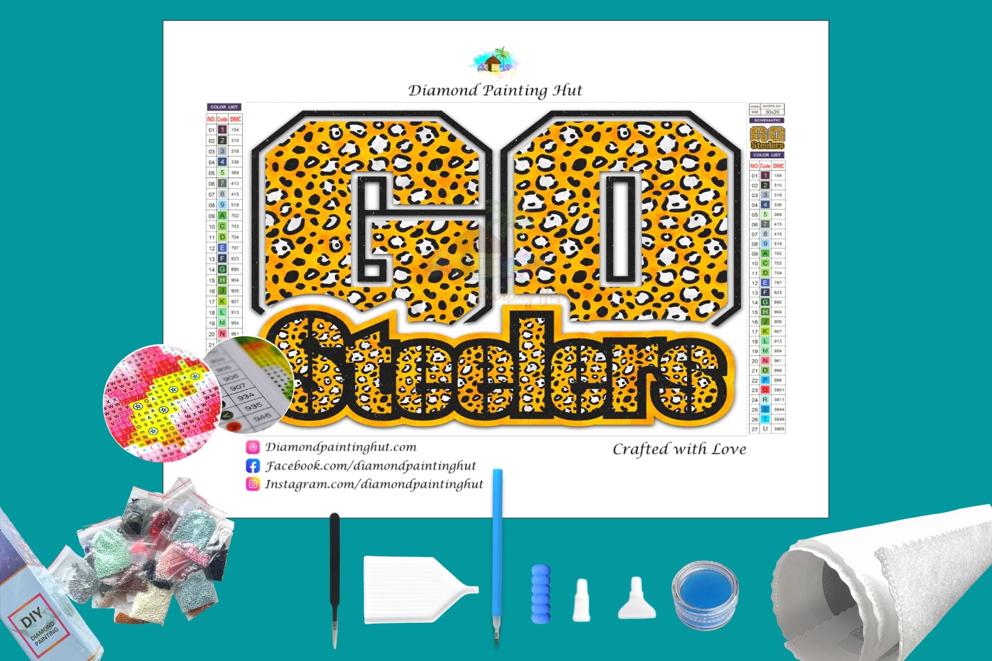 Pittsburgh Steelers NFL Ticket Diamond Painting - Diamond Painting Hut