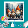 Gnomes Red Mitten Diamond Painting