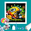 Green Bay Packers NFL Helmet Diamond Painting