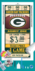 Green Bay Packers NFL Ticket Diamond Painting-Diamond Painting Hut