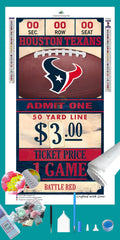 Houston Texans NFL Ticket Diamond Painting-Diamond Painting Hut