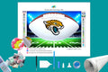 Jacksonville Jaguars White NFL Football Diamond Painting-Diamond Painting Hut