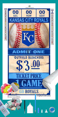 Kansas City Royals MLB Ticket Diamond Painting-Diamond Painting Hut