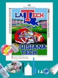 LA Tech NCAA Home  Diamond Painting