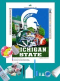 Michigan State NCAA Home Diamond Painting