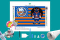 New York NHL Mascot Flag Diamond Painting-Diamond Painting Hut