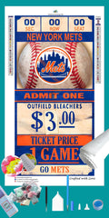 New York Mets MLB Ticket Diamond-Diamond Painting Hut