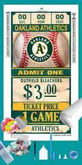 Oakland Athletics MLB Ticket Diamond Painting-Diamond Painting Hut