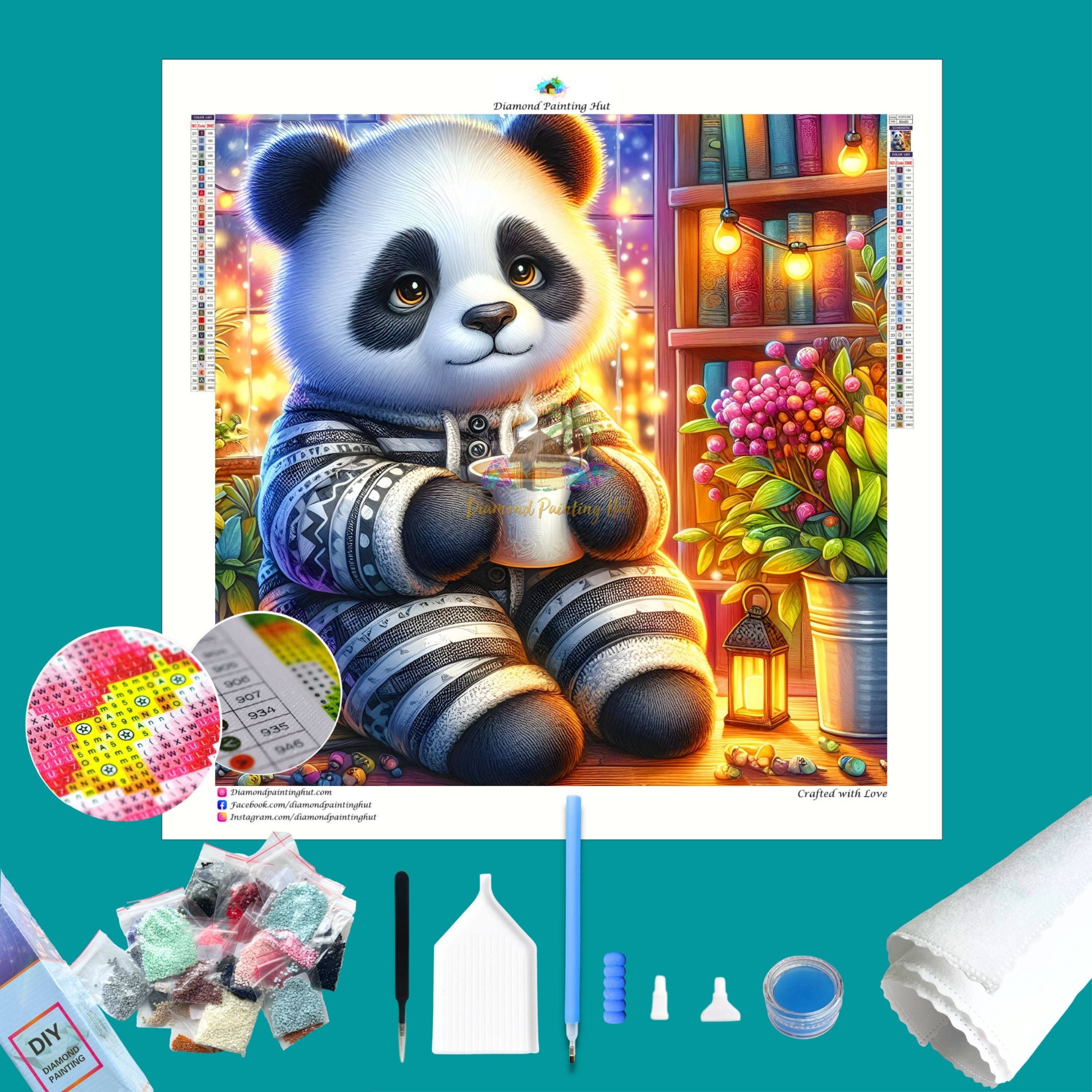 Panda Diamond Painting - Diamond Painting Hut