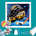 Pittsburgh Penguins NHL Hockey Net & Mask Diamond Painting-Diamond Painting Hut