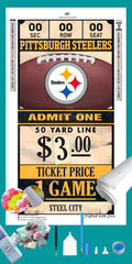 Pittsburgh Steelers NFL Ticket Diamond Painting-Diamond Painting Hut