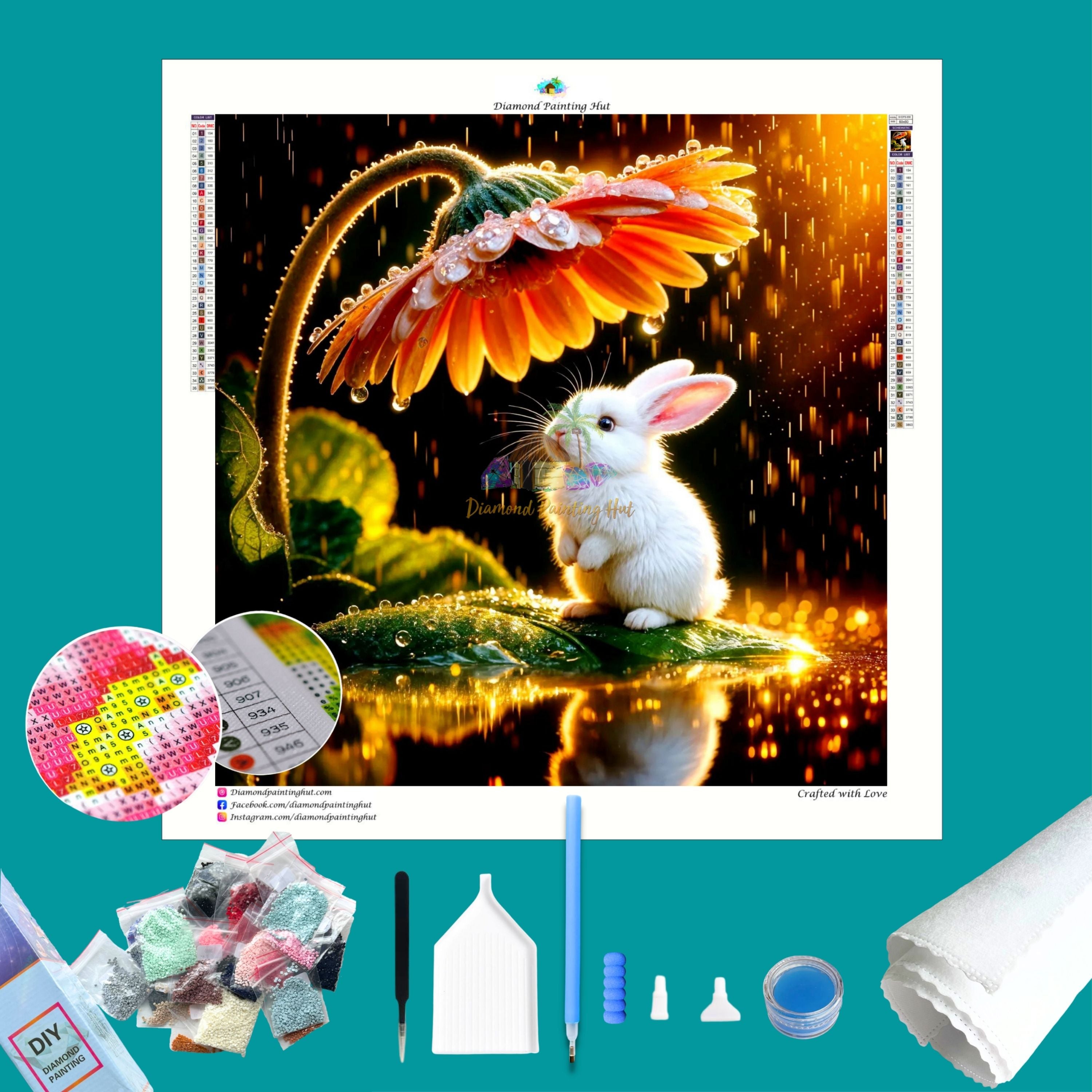 Rabbit Diamond Painting - Diamond Painting Hut