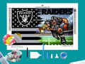 Raiders NFL Flag Diamond Painting