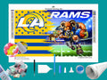 Rams NFL Flag Diamond Painting