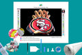 San Francisco 49ers NFL Gloves Diamond Painting-Diamond Painting Hut
