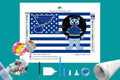 St. Louis NHL Mascot Flag Diamond Painting-Diamond Painting Hut