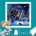 St Louis Blues NHL Hockey Net & Mask Diamond Painting-Diamond Painting Hut