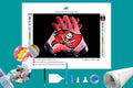 Tampa Bay Buccaneers NFL Gloves Diamond Painting-Diamond Painting Hut