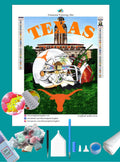 Texas NCAA Home Diamond Painting