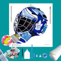 Toronto Maple Leafs NHL Goalie Mask Diamond Painting-Diamond Painting Hut