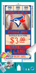 Toronto Blue Jays MLB Ticket Diamond Painting-Diamond Painting Hut