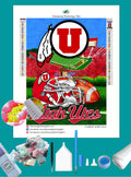 Utah NCAA Home Diamond Painting