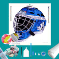 Winnipeg Jets NHL Goalie Mask Diamond Painting-Diamond Painting Hut