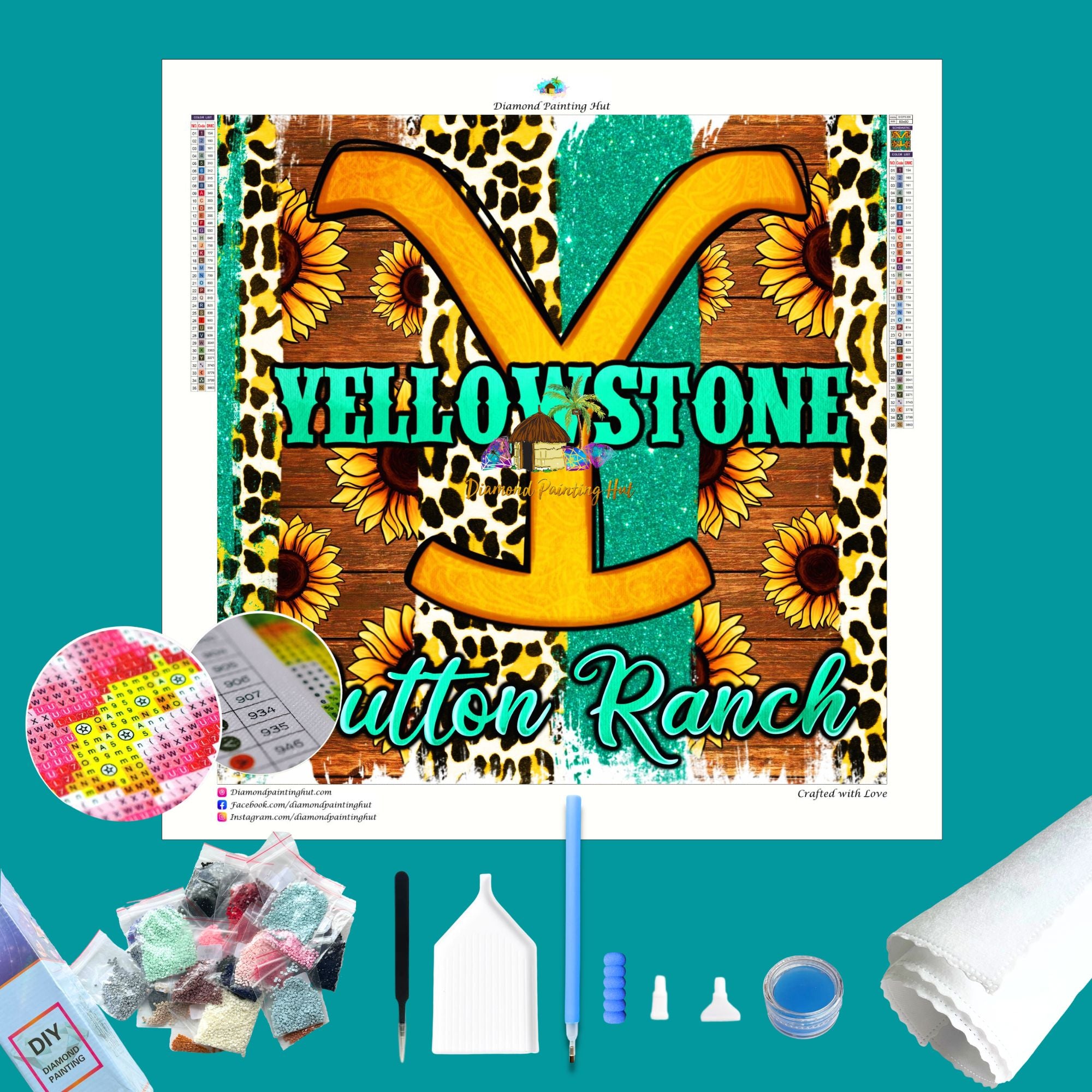 Yellowstone Diamond Painting Diamond Painting Hut