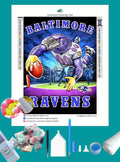 Baltimore Ravens NFL Diamond Painting-Diamond Painting Hut