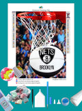 Brooklyn Nets NBA Basketball Diamond Painting-Diamond Painting Hut