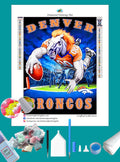 Denver Broncos NFL Diamond Painting-Diamond Painting Hut