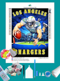 Los Angeles Chargers NFL Diamond Painting-Diamond Painting Hut