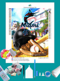 Miami MLB Home  Diamond Painting-Diamond Painting Hut