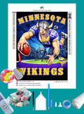 Minnesota Vikings NFL Diamond Painting-Diamond Painting Hut