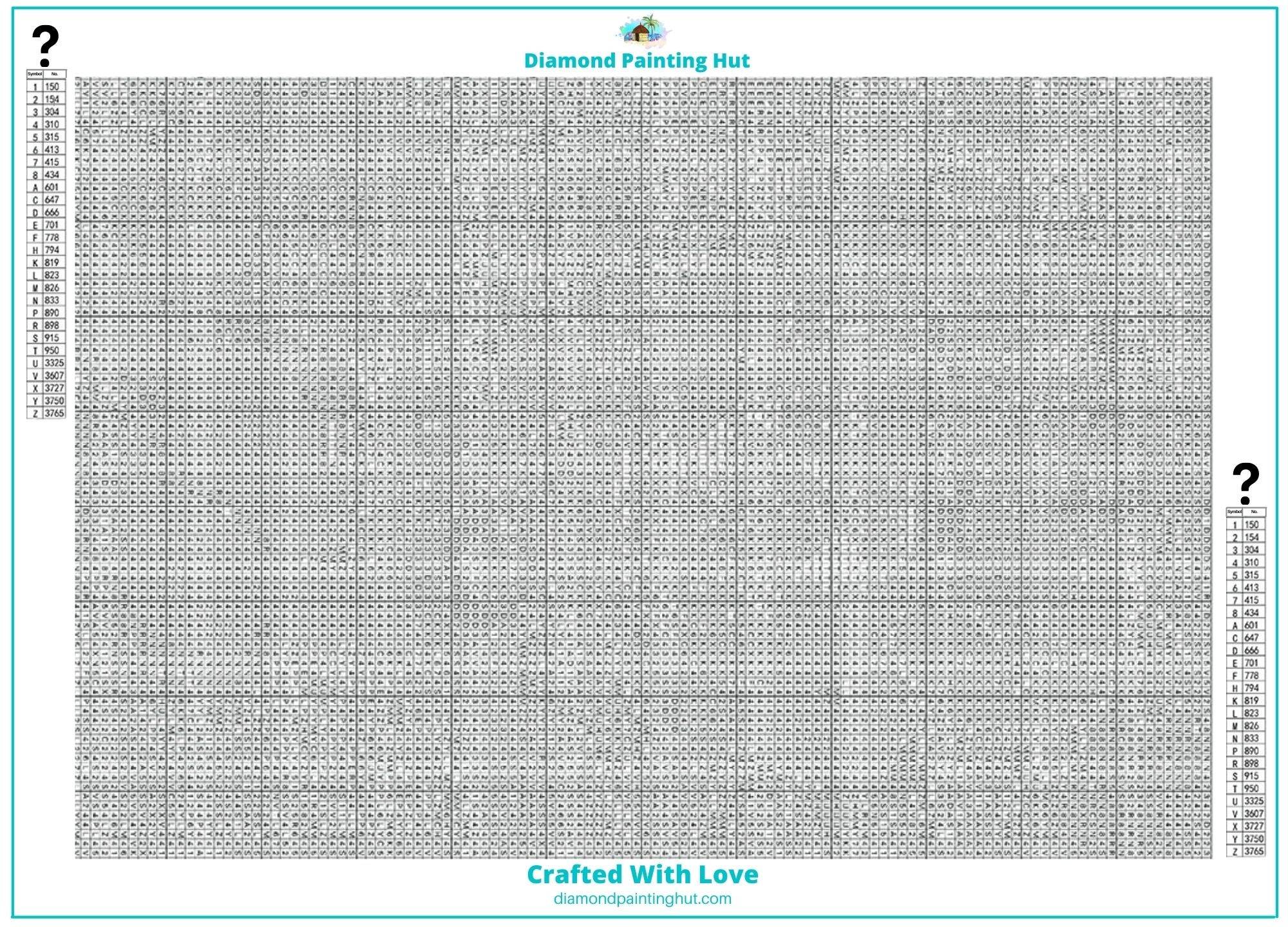 DMC Color Chart - Diamond Painting Hut