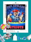 New England Patriots NFL Diamond Painting-Diamond Painting Hut