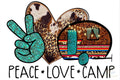 Peace Love Camp Diamond Painting-Diamond Painting Hut