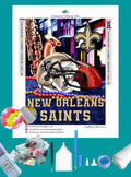 Saints NFL Home Diamond Painting-Diamond Painting Hut