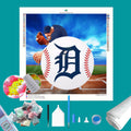 Tigers MLB Pitcher Diamond Painting-Diamond Painting Hut