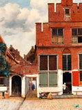 The Little Street by Johannes Vermeer Diamond Painting-Diamond Painting Hut